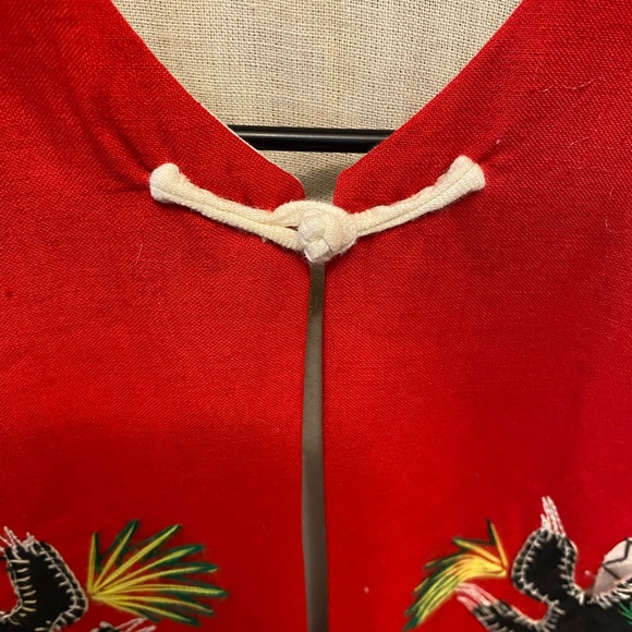 Fabulous Vintage Handmade Quilted Patchwork Oriental Design Vest 1 Of A Kind XL - Picture 3 of 16